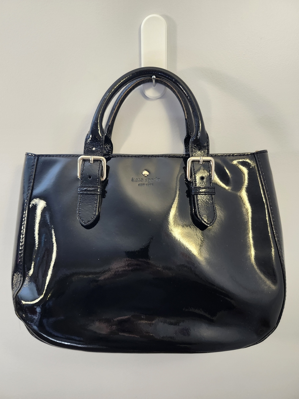 kate spade Black Patent Leather Top-Handle Satchel